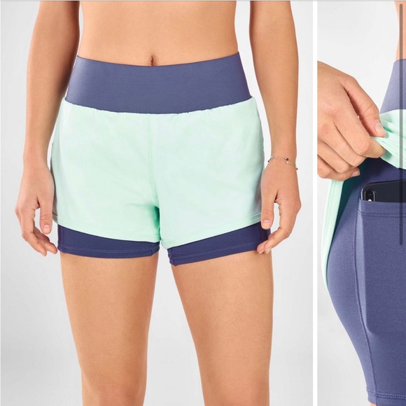 Fabletics Shorts with built in spandex - Picture 2 of 5